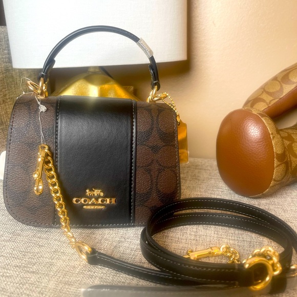 Coach Handbags - $159(NWT) Coach Lysa Top Handle In Signature Canvas